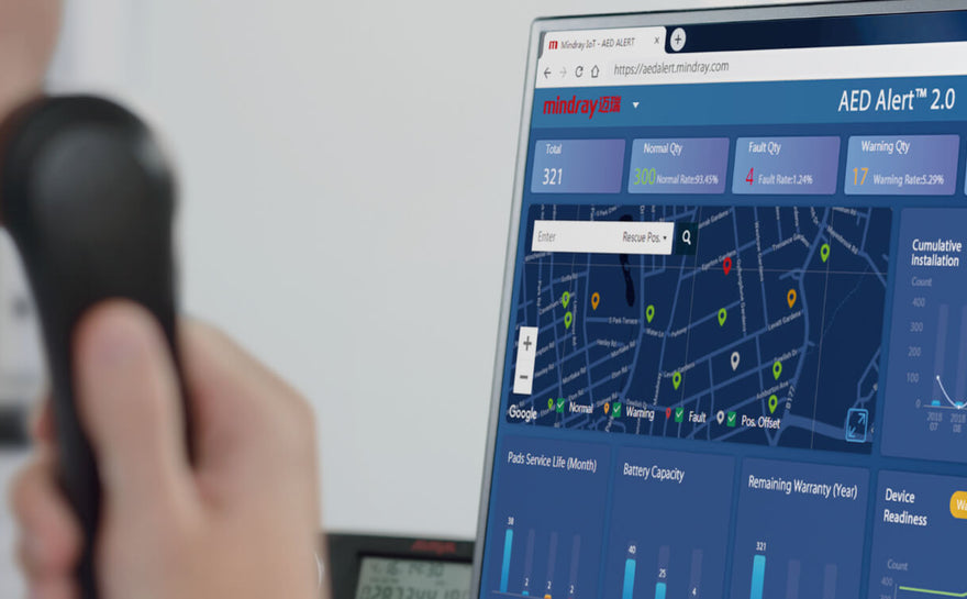 Enhancing Public and Workplace Safety with the Mindray AED Alert Management System