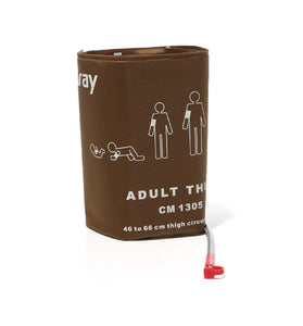 Mindray Bladderless NIBP Cuff, adult thigh, reusable, 46-66cm, with connector
