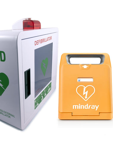 Mindray BeneHeart C1A Public Defibrillator and AED Cabinet Package