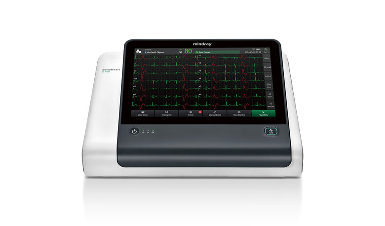 Mindray BeneHeart R700 Electrocardiograph ECG Machine 12-Lead Resting ECG