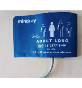 Mindray Bladderless Reusable Cuffs with Connector CM1306 Adult Long Cuffs