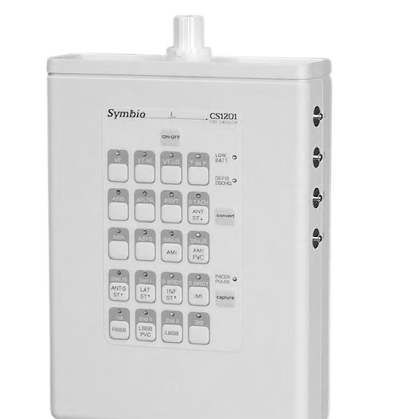 Symbio CS1201 Advanced 12-Lead ECG Simulator for Training