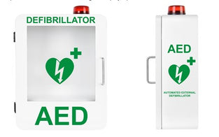 Defibrillator AED Wall Cabinet - With Alarm and Strobe