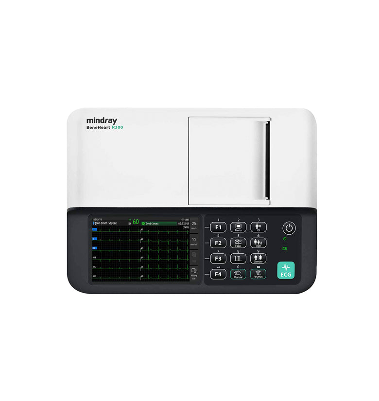 Mindray Portable 12 Lead ECG BeneHeart R300 Electrocardiograph NEW MODEL!