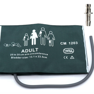 Non-invasive Blood Pressure Reusable Cuff, Adult 25-35 cm, with connector