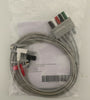 3-Lead ECG wires, Clip Type, Adult Paediatric, TPU, AHA, (1m)