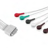 6 Lead N/T ECG Clip Lead Wires - 36 in.