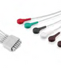 6 Lead N/T ECG Clip Lead Wires - 36 in.