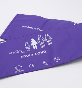 Non-invasive Blood Pressure Reusable Cuff, Adult Long 25-35 cm, with connector Box of 5