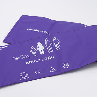 Non-invasive Blood Pressure Reusable Cuff, Adult Long 25-35 cm, with connector Box of 5