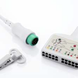 ECG trunk cable: 12-lead, Adu/Ped, 12 Pin, Defib-Proof, AHA