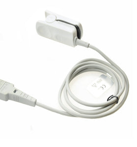 Mindray Extension Cable and SpO2 512F Adult Finger-Clip Sensor