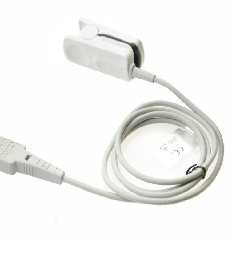 Mindray Extension Cable and SpO2 512F Adult Finger-Clip Sensor