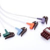 12-Lead ECG Chest wires, Clip, Adu, Brown, TPU, AHA