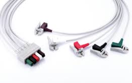 5-Lead ECG wires, Clip, Adu, TPU, AHA - Mindray