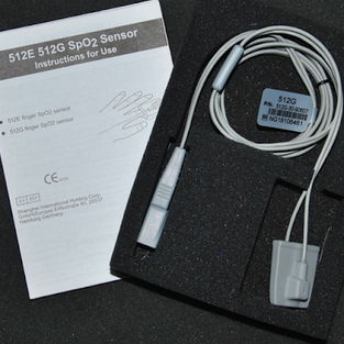 Mindray SpO2 Extension cable and 512G Paedtric Finger-tip sensor